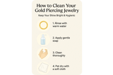How to Clean Your Gold Piercing Jewelry: Keep Your Shine Bright & Hygienic - piercing-zone.com