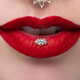 14K gold lip piercing jewelry – elegant labrets, hoops & rings for any style