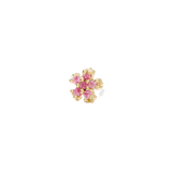 Pixie – Birthstone Floral End – 14K Gold Threadless Jewelry