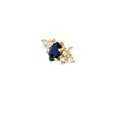 Mimosa – Marquise Birthstone & Diamond – 14K Gold Threadless End