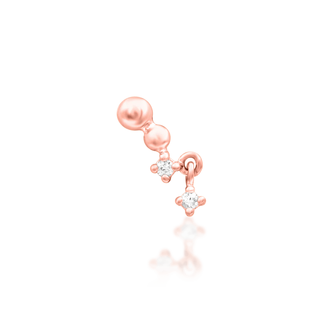 Ambient End Styled in Tragus with Minimalist Jewelry