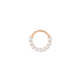 Arc-Shaped Moonstone Clicker for Daith or Helix