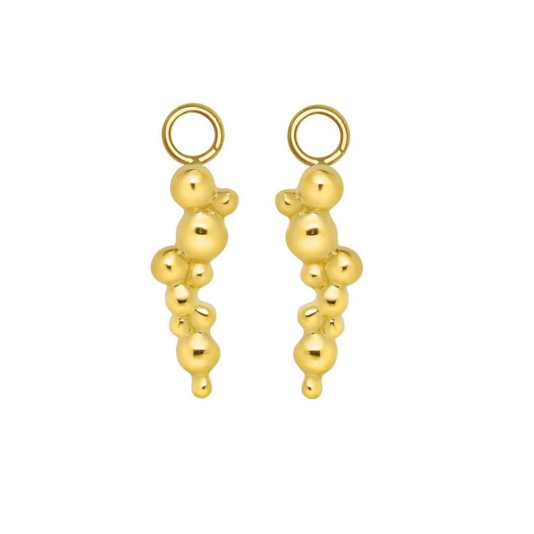 Bubbles – 14K & 18K Gold Charm
