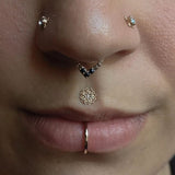 Close-Up of Ombre Gradient – Smokey Quartz Fading to Black Spinel