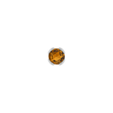Close-up of Citrine Jewelry in Tragus Piercing