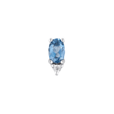 Side Profile Showing Topaz and CZ Placement