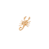 Detailed scorpion design for ear piercings