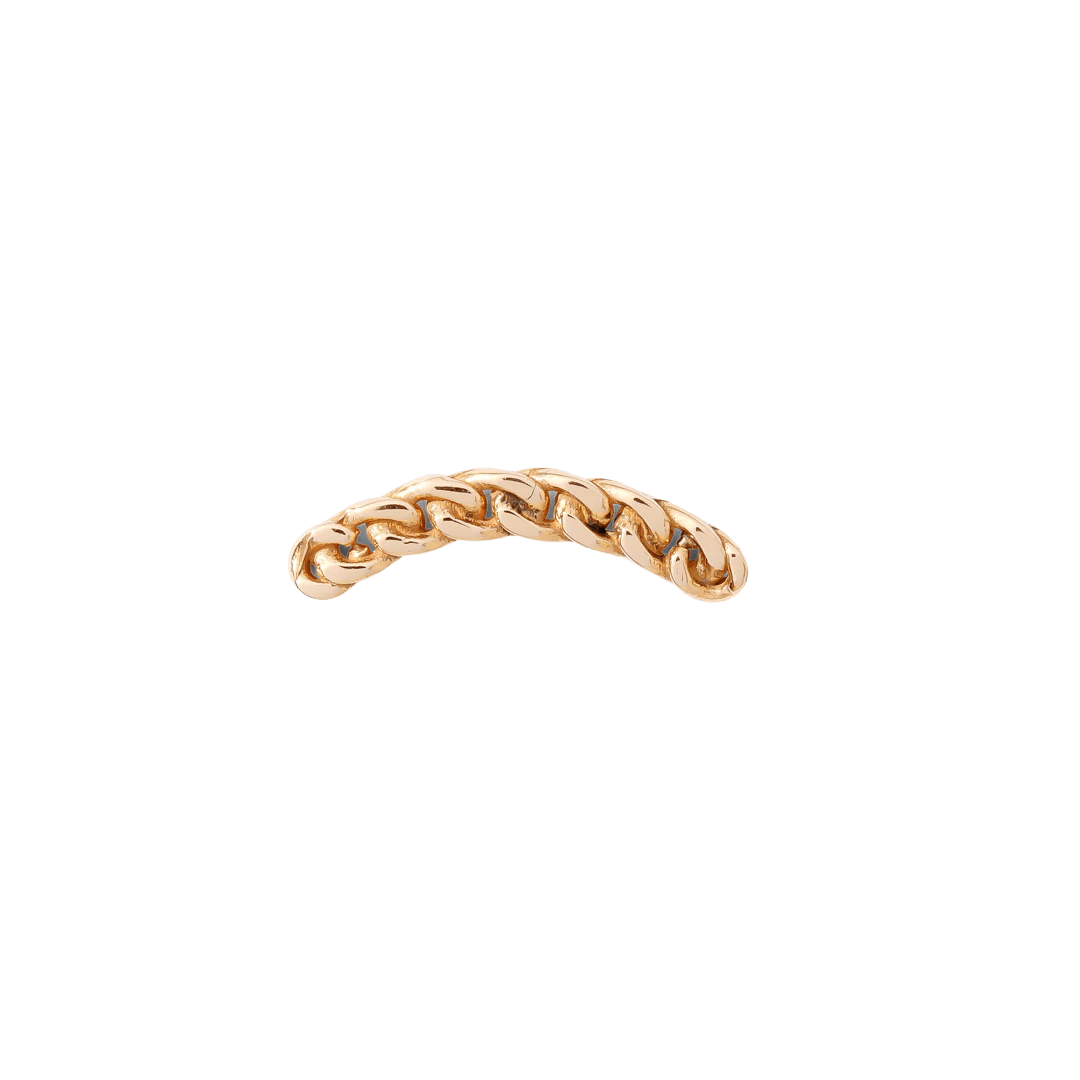 Downtown Series Flat Chain gold piercing jewelry
