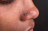 ELEVATE - TOURMALATED QUARTZ + CZ - THREADLESS END piercing-zone.com
