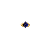 Eve with Princess-Cut Sapphire (September) in Rose Gold
