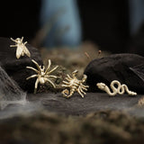 Fly Threadless End in 14K Yellow Gold – Front View