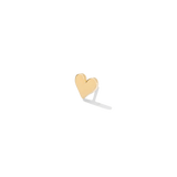 Hearts Pin – Solid 14K gold heart threadless end