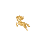 Horse Pin – 14K gold threadless end with detailed silhouette