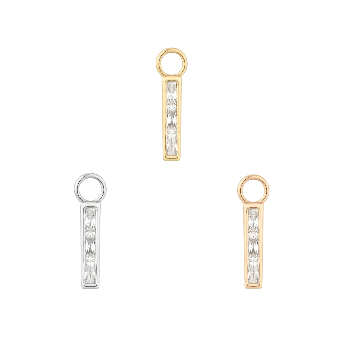 INVITATION - CZ - GOLD CHARM piercing-zone.com