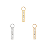 INVITATION - CZ - GOLD CHARM piercing-zone.com