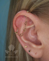Lots of Love Draped in Double Helix Piercing – Lifestyle Image