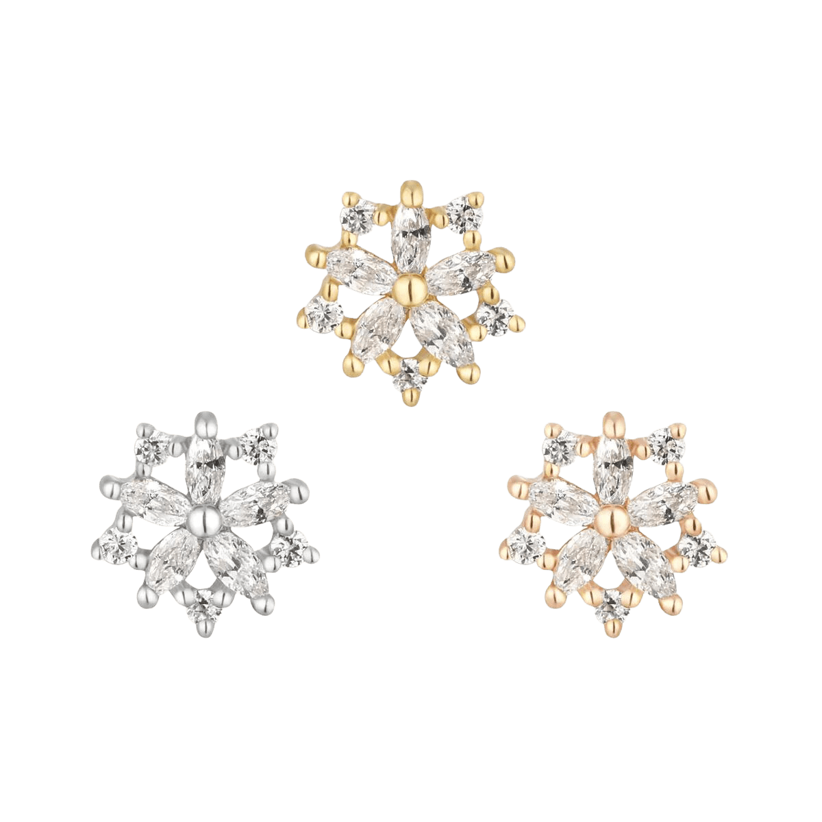 LUMINESCENT - CZ - THREADLESS END piercing-zone.com