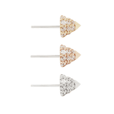 Maximalist Spark – CZ Dome Cluster – 14K Gold Threadless End