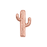 Miniature cactus piercing stud for lobe or helix