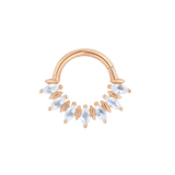 Model Wearing Purpose in Septum Piercing – Ethereal Glow