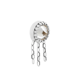 REBEL REBEL - CZ + CHAIN - THREADLESS END piercing-zone.com