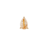 RUTILATED QUARTZ PEAR - THREADLESS END piercing-zone.com