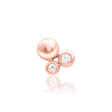 Model wearing Sana Threadless End in Tragus Piercing