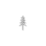 Nature-inspired gold threadless pin for lobe or helix