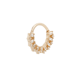 OBSESSED - CZ - SOLID 14KT GOLD CLICKER piercing-zone.com