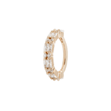 REVELATION - CZ - SOLID 14KT GOLD CLICKER piercing-zone.com