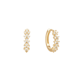 SABINE - WHITE SAPPHIRE - HUGGIE piercing-zone.com