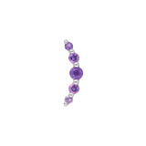 Side Profile Showing Symmetrical Gemstone Line and Rise