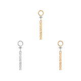 LABYRINTH - CZ - GOLD CHARM piercing-zone.com