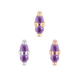 Side View of Mishka 2 Showing Gem Height and Alignment