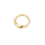 Side view of London clicker showcasing thick spiral lines