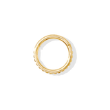 Side view of Tokyo septum ring showing smooth hinge