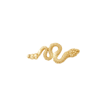 Slither threadless pin in 14K gold – snake design