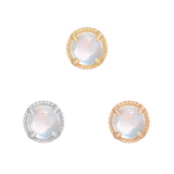 Soft-Glow Moonstone Jewelry for Earlobe and Nose