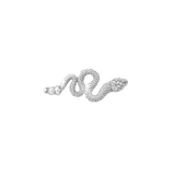Solid 14K gold snake pin for curated ears