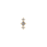Studio Image of Ghost Flower in Yellow Gold – Clean, Soft Lighting