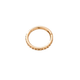 Styled septum piercing with Tokyo Clicker in gold