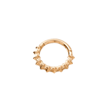 Sydney Clicker styled in septum piercing for edgy elegance