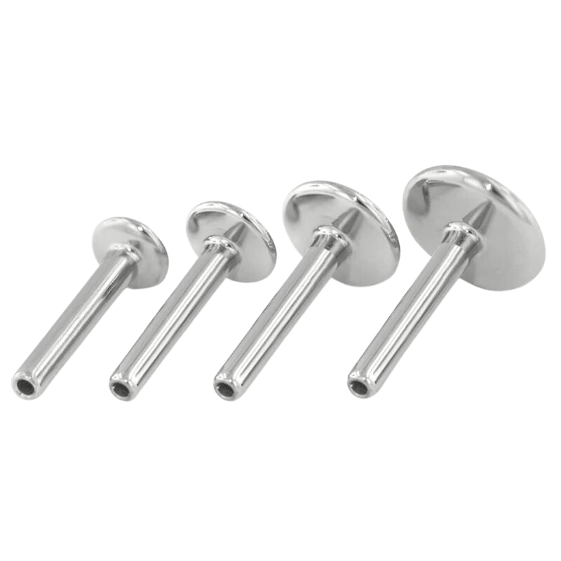 Titanium 14ga Labret Post - NeoMetal piercing-zone.com