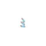STAXX - LONDON BLUE TOPAZ - THREADLESS END piercing-zone.com