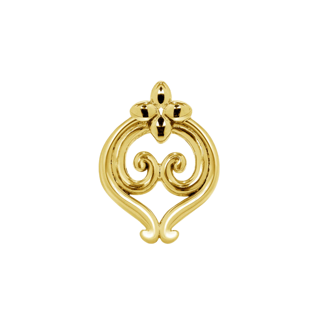 Adorn – 14K Gold Threadless & Threaded End - piercing - zone.com