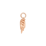 Angel Wing – 14K & 18K Gold Charm - piercing - zone.com