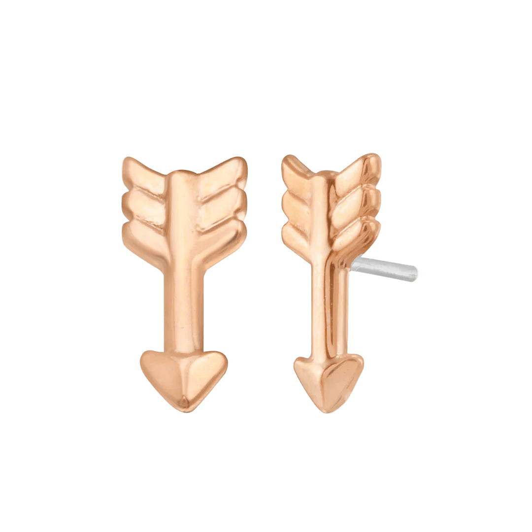 Arrow – 14K Gold Threadless & Threaded End - piercing - zone.com