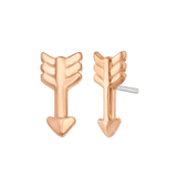 Arrow – 14K Gold Threadless & Threaded End - piercing - zone.com