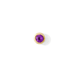 Bezel – 14K Gold Birthstone Threadless End - piercing - zone.com