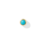 Bezel – Birthstone Dot – 14K Gold Threadless End - piercing - zone.com